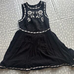 Free People Birds of a Feather Dress in Black